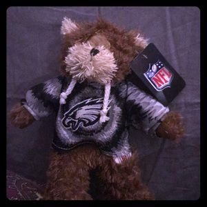 NFL Eagles small plush bear